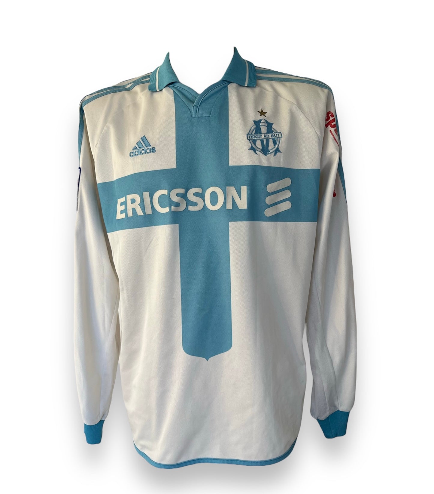 Mfs Olympique de Marseille #11 Pouget Adidas 00/01 taille XL