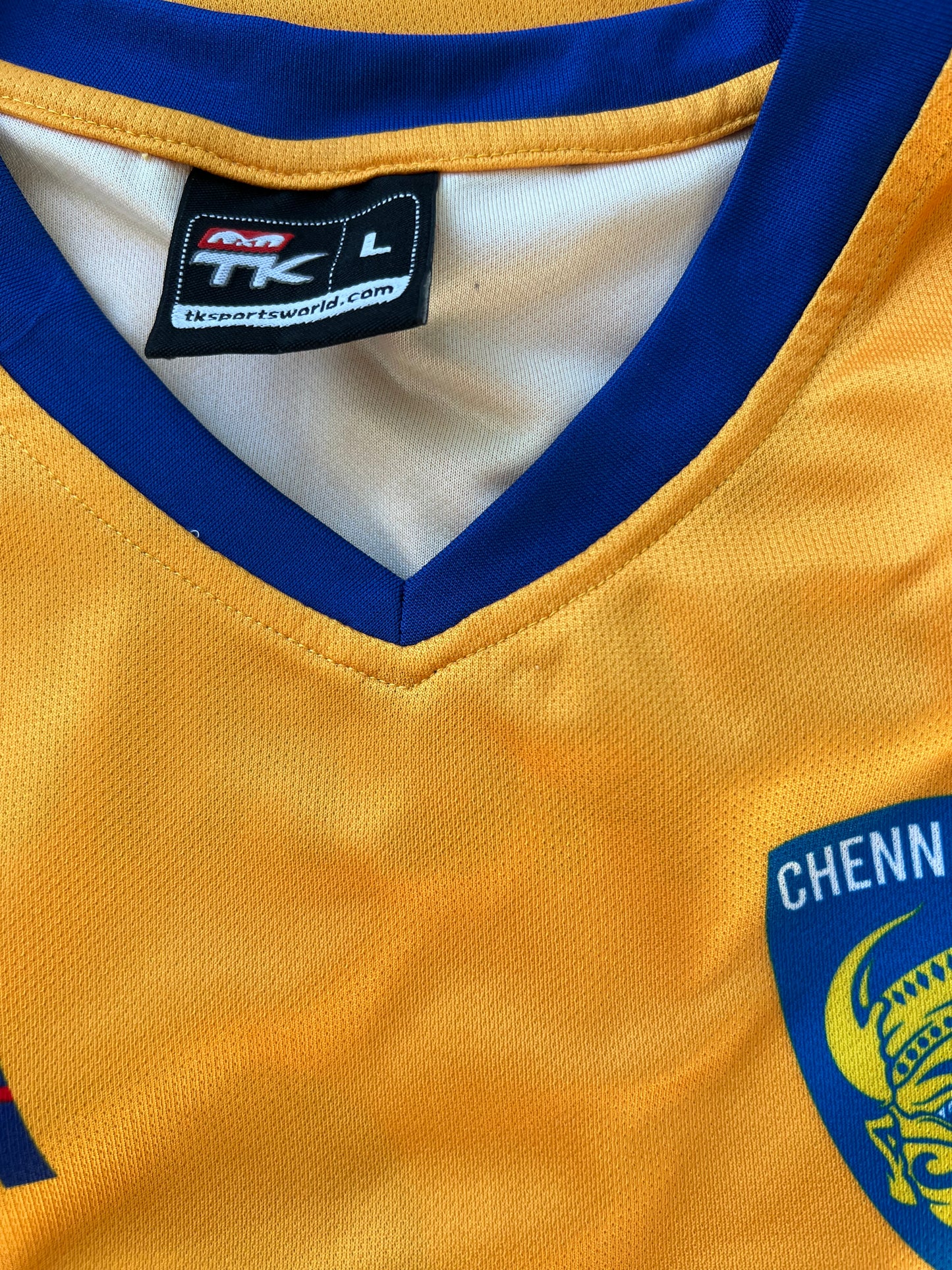 Chennaiyin Fc #9 J.E Maurice Tyka 14/15 taille L