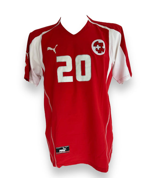 Suisse Patrick Müller #4 Puma 2004 taille XL