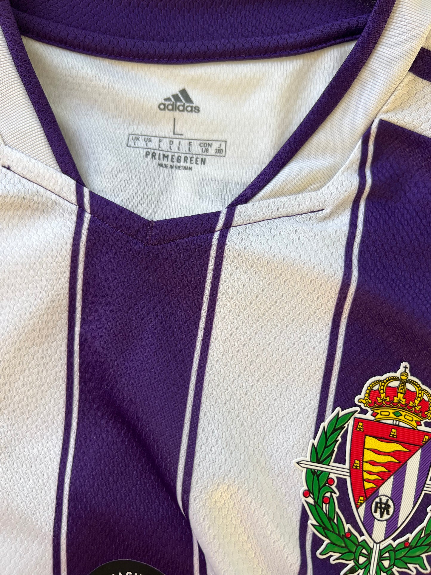 Mfs Real Valladolid Cf #31 Kike Rios Adidas 21/22 taille L