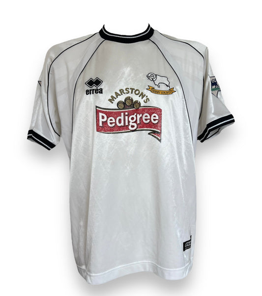 Derby County Fc F.Ravanelli #11 Errea 01/02 taille XL