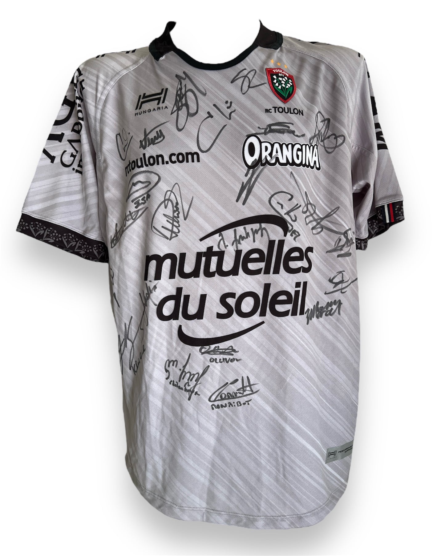 Mfs maillot rugby Rct Toulon Hungaria dédicacé 17/18 taille XXL