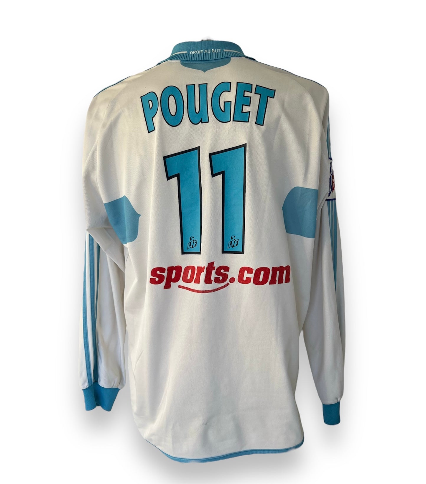 Mfs Olympique de Marseille #11 Pouget Adidas 00/01 taille XL