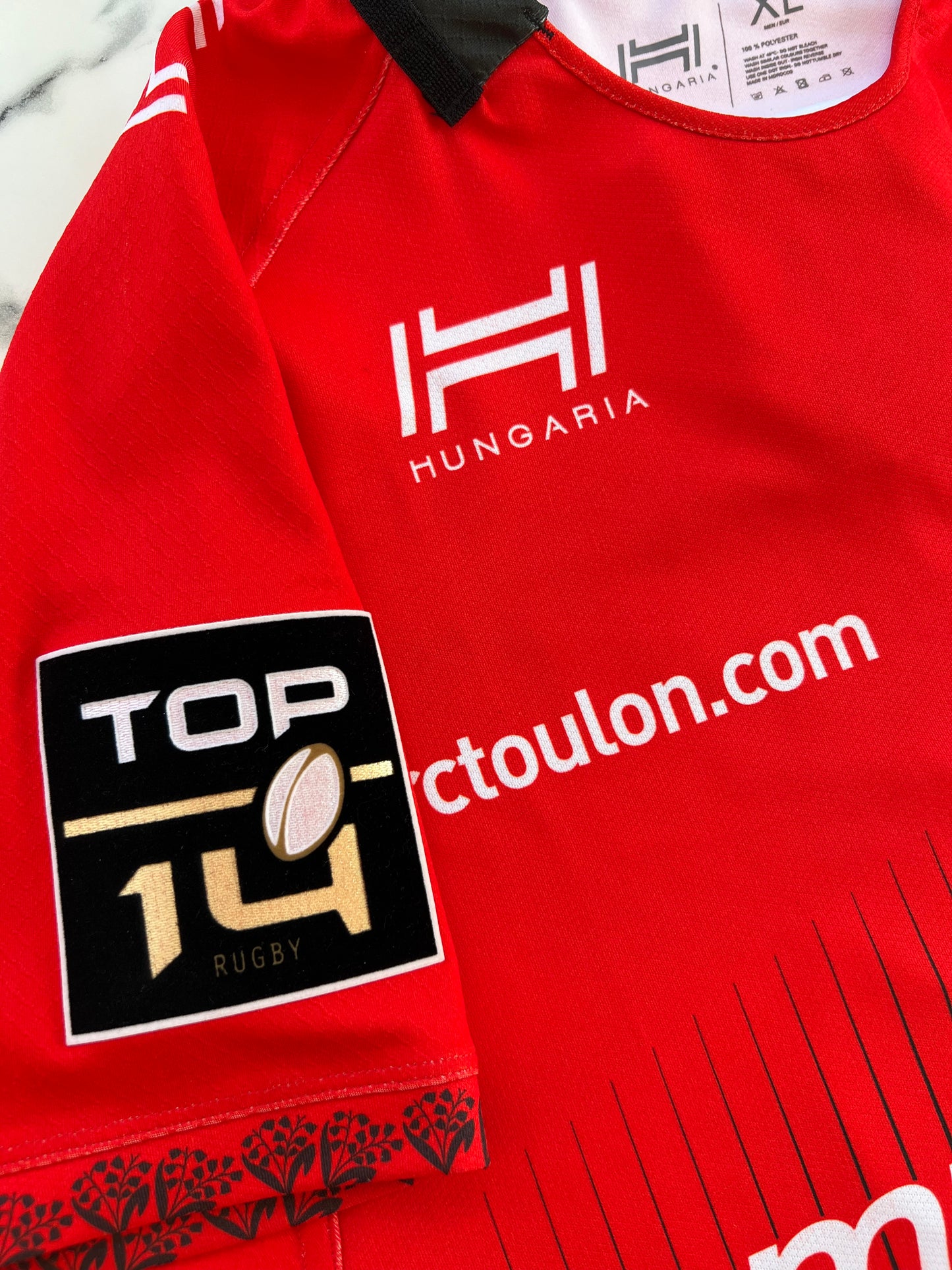 Maillot rugby RCT Toulon Chris Ashton #15 Hungaria 17/18 taille XL