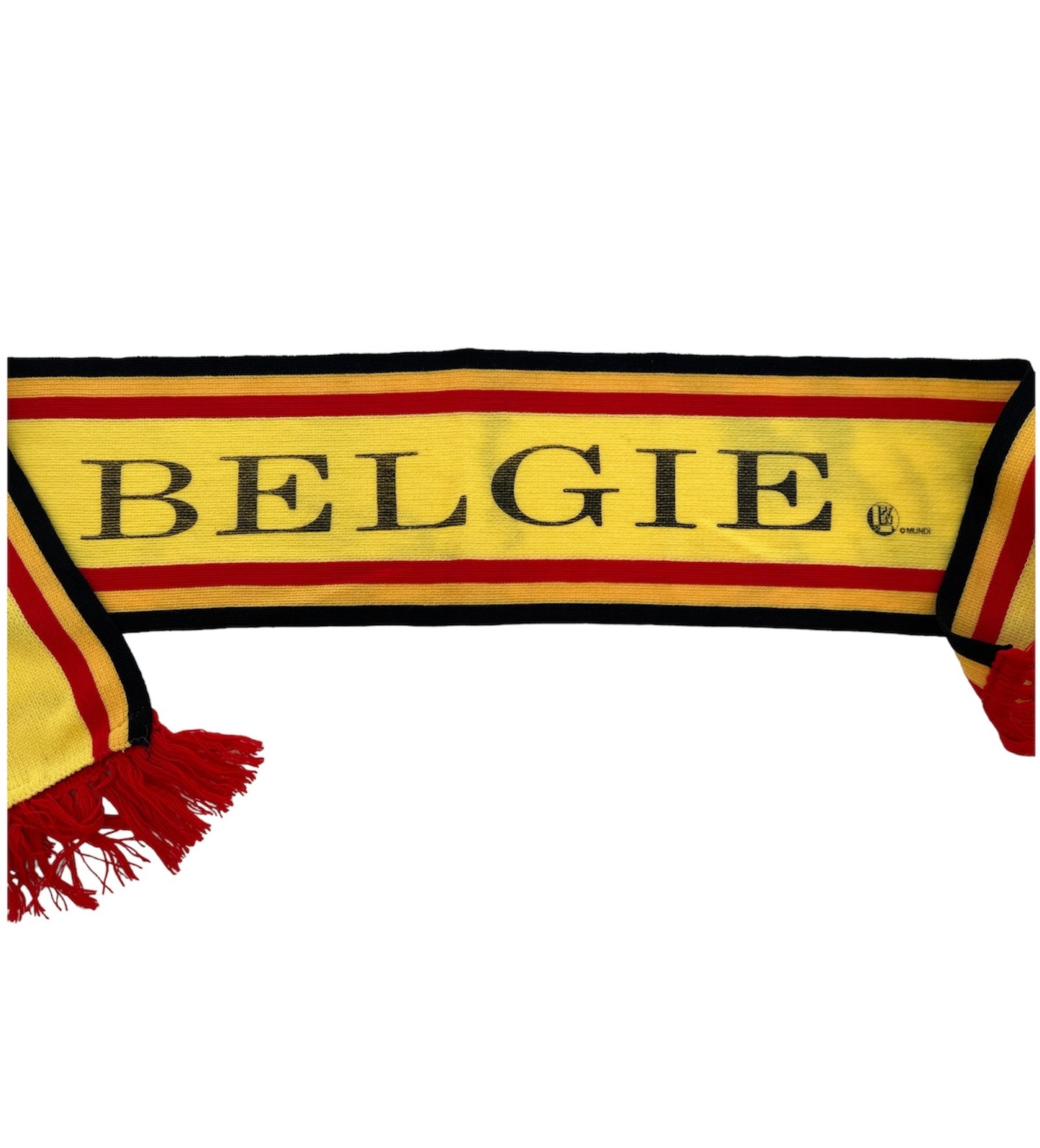 Écharpe football Belgique vintage