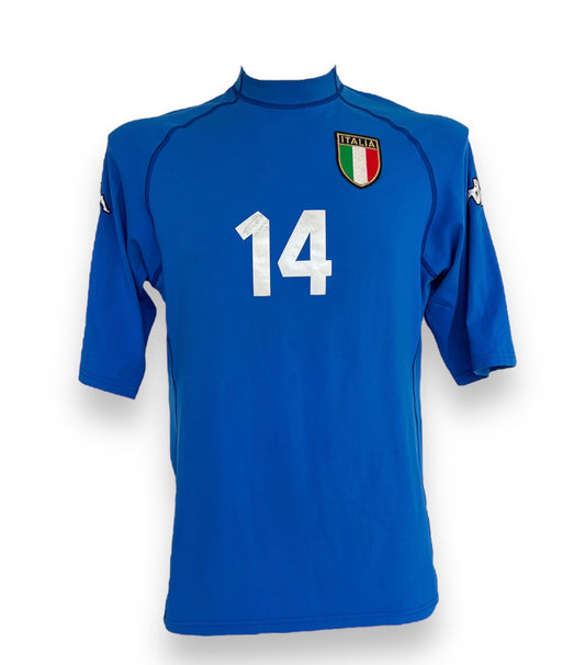 Italie Luigi Di Biagio #14 Kappa 2001 taille XL