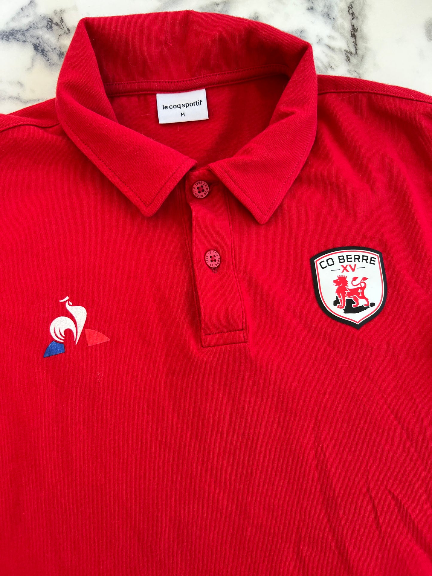 Polo Co Berre XV Rugby Le Coq Sportif taille M