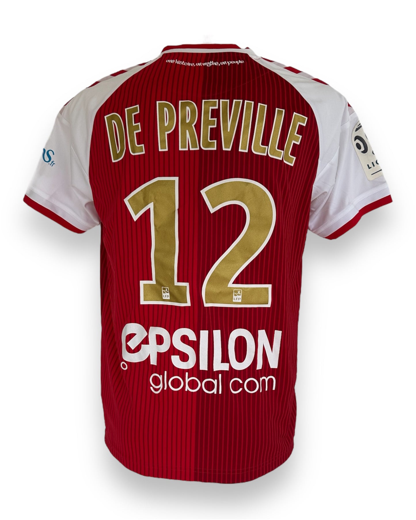 Mfs Stade de Reims N.De Preville #12 Hummel 15/16 taille M