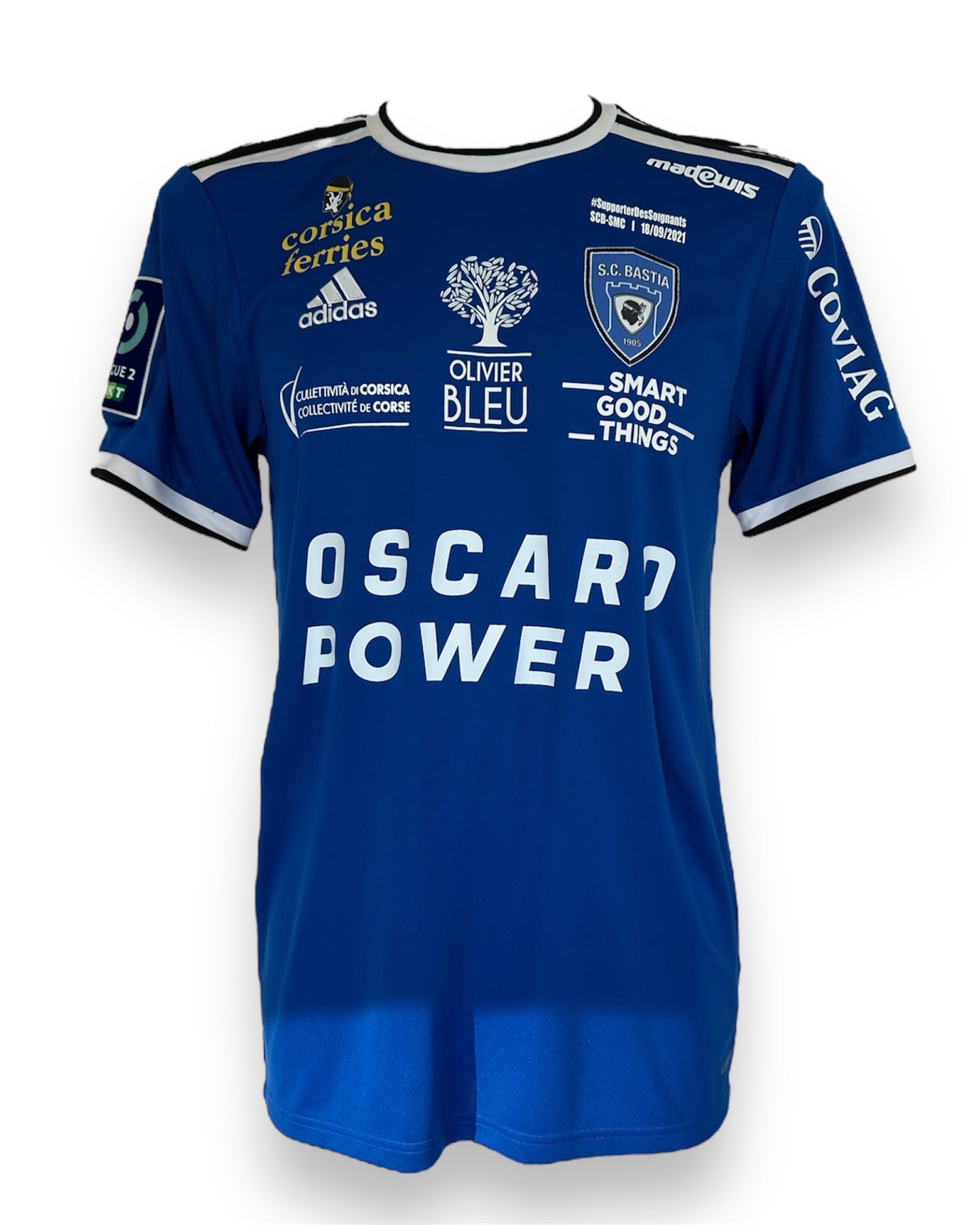 Mfs Sc Bastia C.Ben Saada #18 Adidas 21/22 taille M