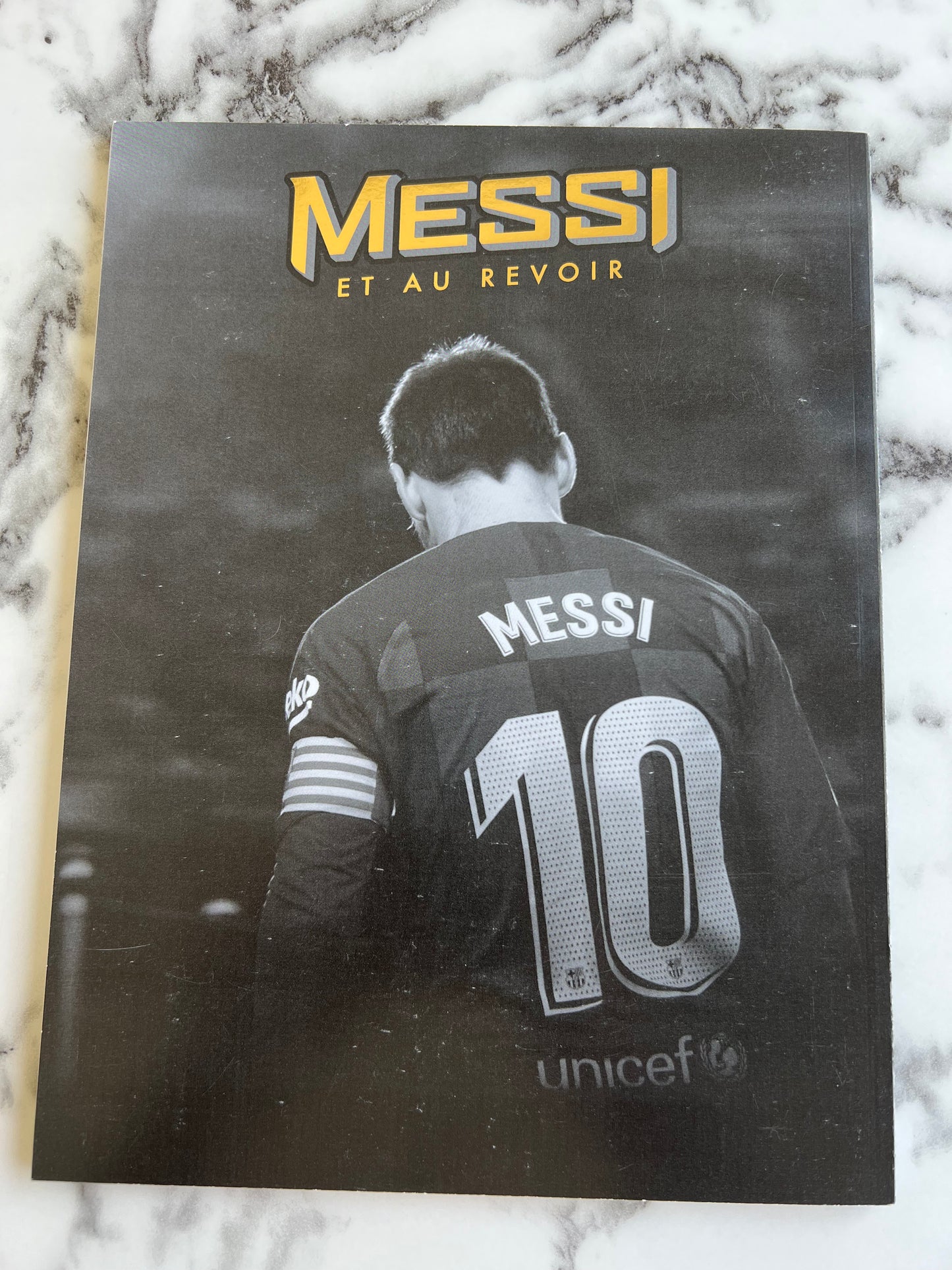 So Foot Édition dorée 100 exemplaires Lionel Messi