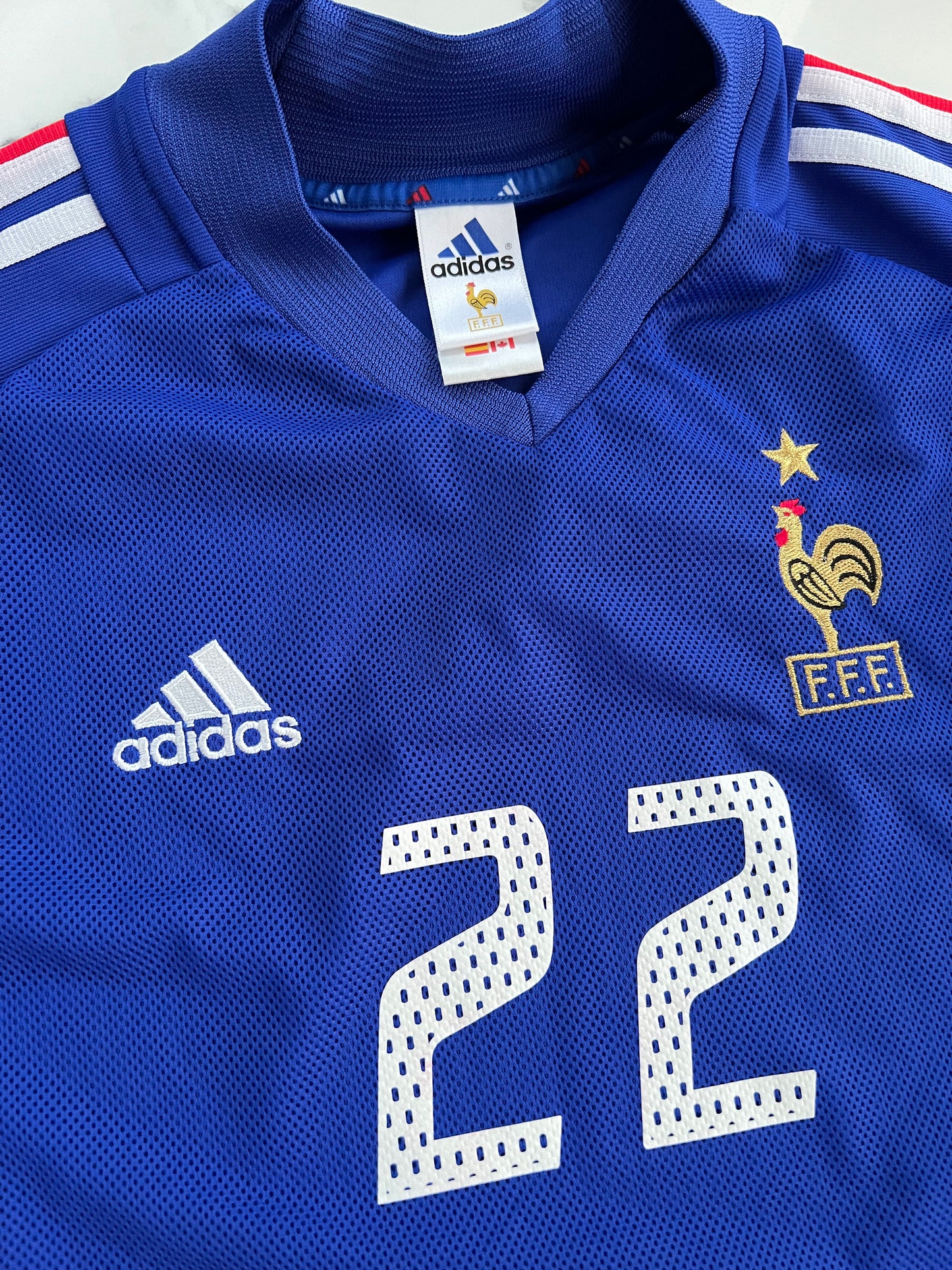 Mfs France #22 Sidney Govou Adidas 02/03 taille XL