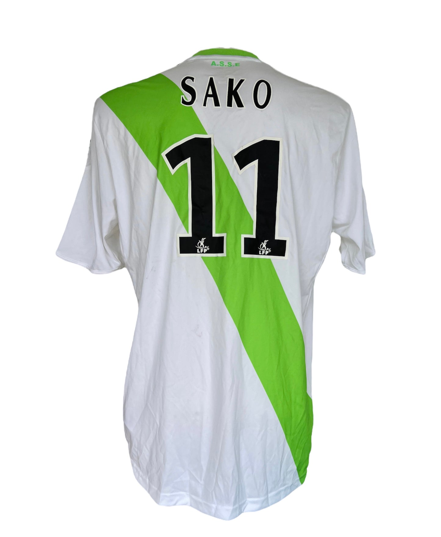 ASSE Saint Etienne Bakary Sako #11 Adidas 09/10 taille L