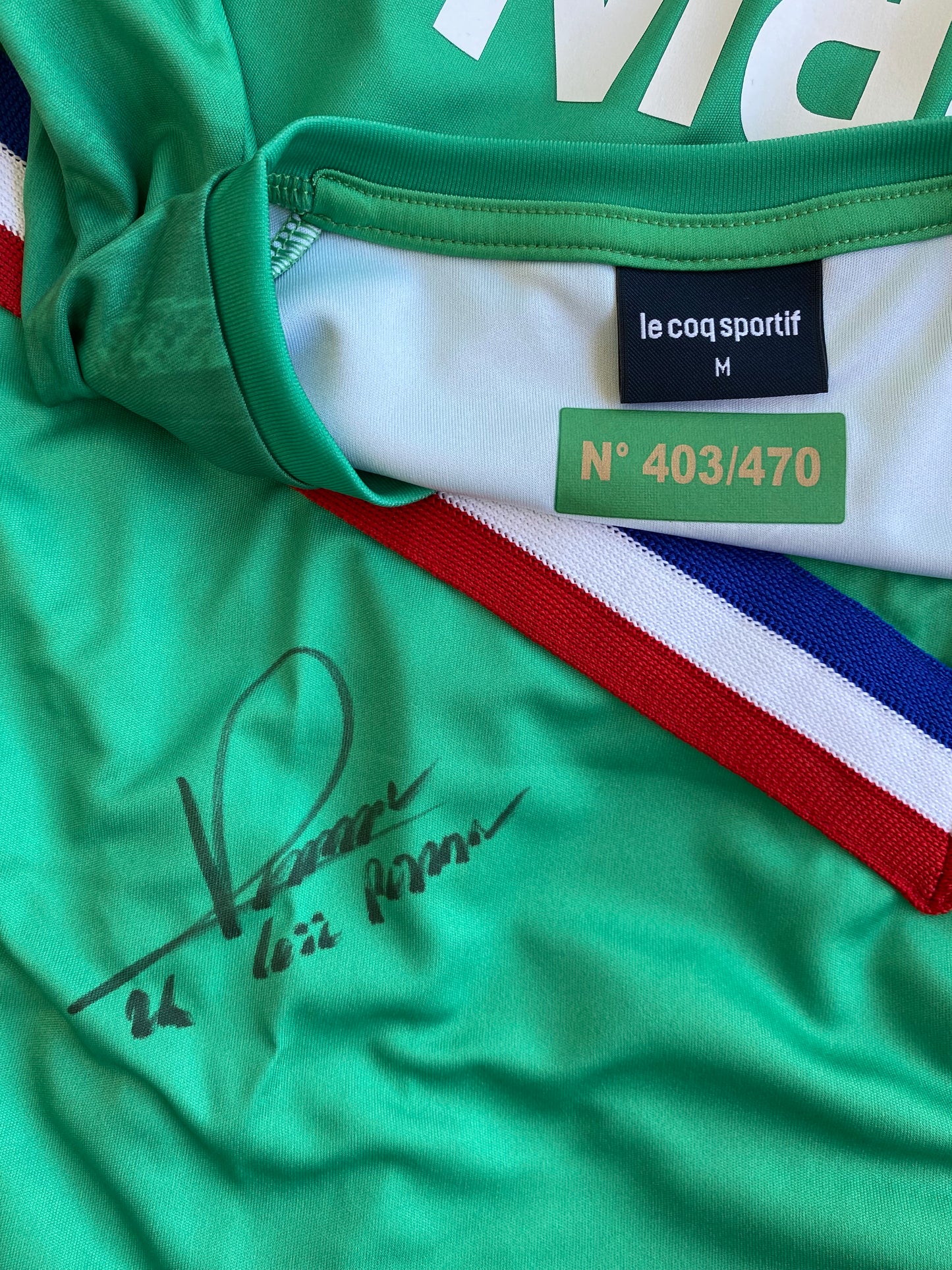 ASSE Saint Etienne Loïc Perrin Le Coq Sportif Hommage taille M