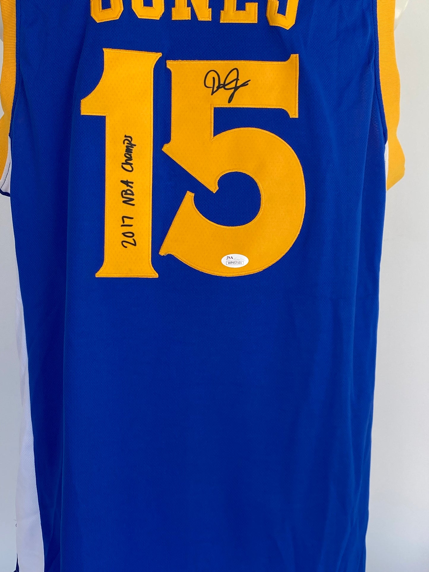 Golden State Warriors Damian Jones Adidas 17 taille XL