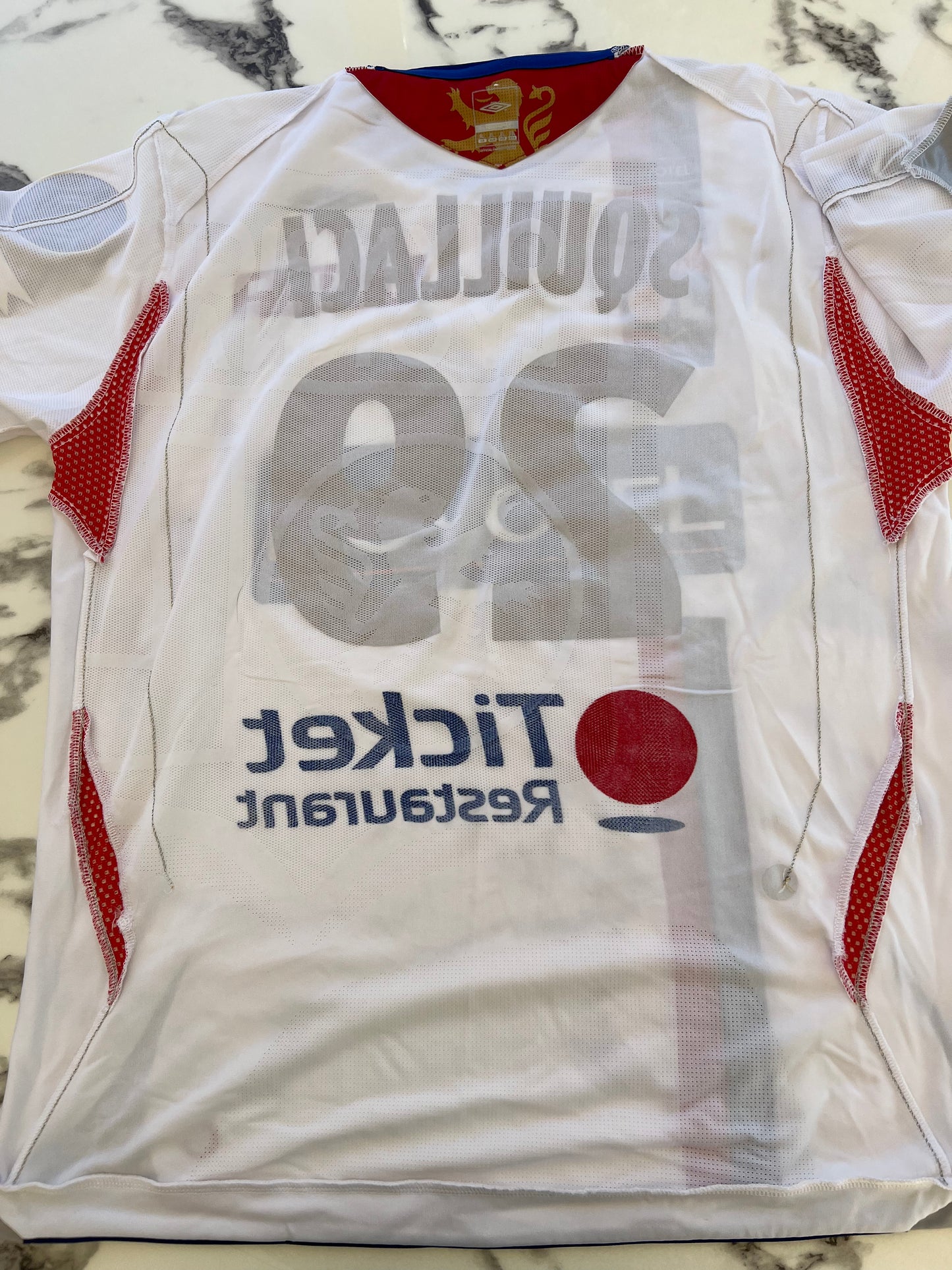 Olympique Lyonnais Sébastien Squillaci #29 Umbro 07/08 taille XL